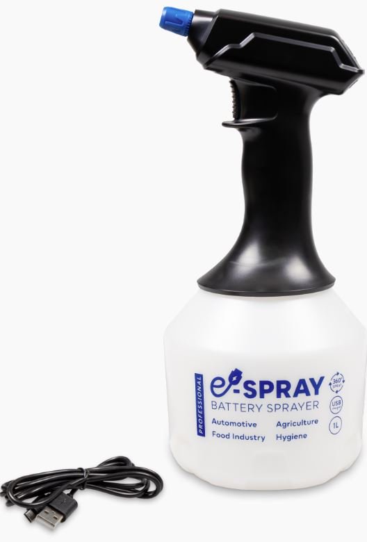 De Witte - E-Sprayer - elektrische Sprühflasche mit Akku - 1000ml – ADVANTUSE