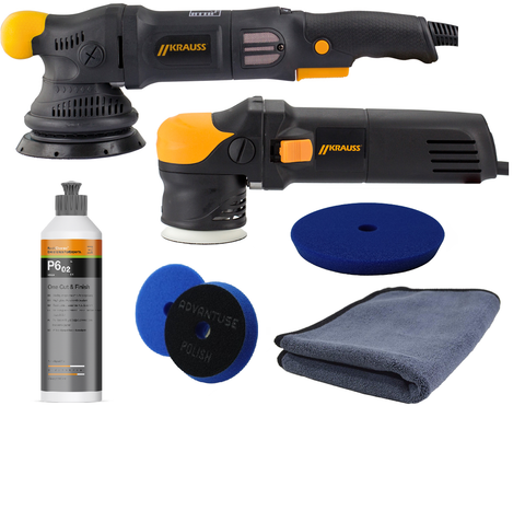 Krauss Tools - Kombipaket Exzenterpoliermaschinen Vorteilsset 75 + 125mm - S75 + S15