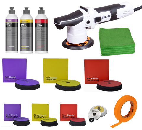 Liquid Elements T2000V4 Set - Poliermaschinen-Set - groß mit viel Zubehör