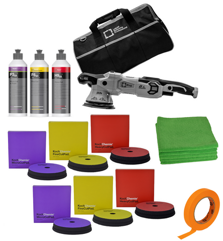 Liquid Elements - T4500 Pro - Exzenterpoliermaschine im Set - Profipaket