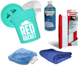 Großes Waschset - mit Eimer mit Grit Guard, Shampoo, Waschhandschuh und Trockentuch