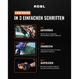 ADBL - Hybrid Glasreiniger - Glasreiniger mit leichtem Versiegelungseffekt - 1L