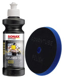 Sonax - Cut + Finish 250ml mit ADVANTUSE Medium/Finish Pad 125mm - ADVANTUSE - Autopflegeshop