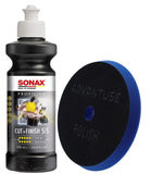Sonax - Cut + Finish 250ml mit ADVANTUSE Medium/Finish Pad 125mm - ADVANTUSE - Autopflegeshop