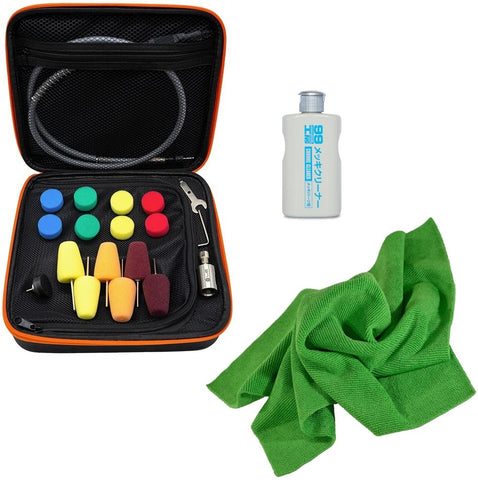 Chrom Politur Set - Liquid Elements Nano Polisher mit Soft99 Chrompolitur - ADVANTUSE - Autopflegeshop