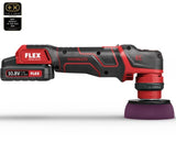FLEX - PXE 80 10.8-EC/2.5 Akku Polierer-Set - 10,8V - 30mm + 75mm - Rota + 3mm + 12mm Hub - ADVANTUSE - Autopflegeshop