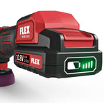 FLEX - PXE 80 10.8-EC/2.5 Akku Polierer-Set - 10,8V - 30mm + 75mm - Rota + 3mm + 12mm Hub - ADVANTUSE - Autopflegeshop