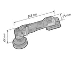 FLEX - PXE 80 10.8-EC/2.5 Akku Polierer-Set - 10,8V - 30mm + 75mm - Rota + 3mm + 12mm Hub - ADVANTUSE - Autopflegeshop