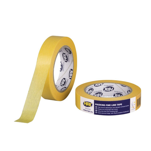 HPX - Abklebeband 4400 Fine Line FP2550 - 50 Meter Rolle - 25mm breit - ADVANTUSE - Autopflegeshop