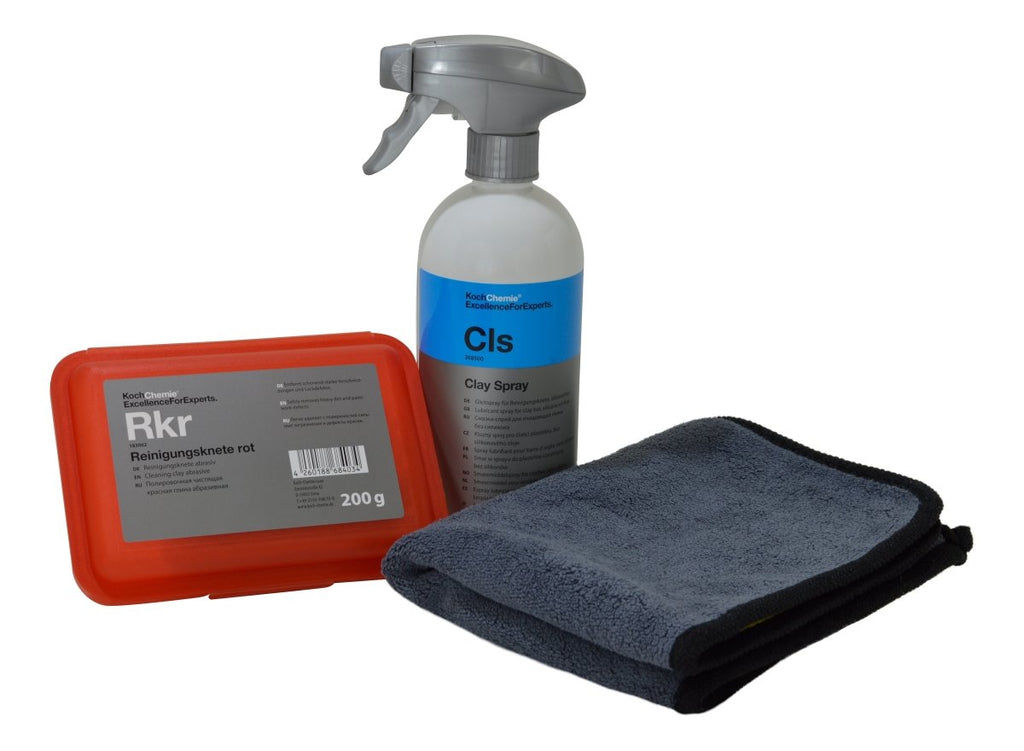 Koch Chemie - Reinigungsknete rot im Set - 200g Knete (abrasiv) + 500m – ADVANTUSE