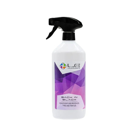 Liquid Elements - Back in Black Kunststoff & Gummipflege 500ml - ADVANTUSE - Autopflegeshop