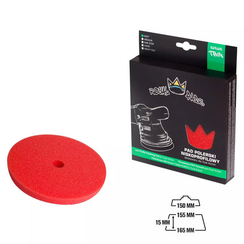 Royal Pads - Thin Pad - rot - Soft/Finish - 150mm - ADVANTUSE - Autopflegeshop