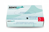 Semy Care - Einmalhandschuhe Nitril - Größe L schwarz - 100 Stk. (1 Box) - ADVANTUSE - Autopflegeshop