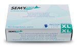 Semy Care - Einmalhandschuhe Nitril - Größe XL blau - 100 Stk (1 Box) - ADVANTUSE - Autopflegeshop