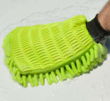 Semy Top - Waschhandschuh grün - Günstiger Waschhandschuh z.B. für Rinseless Wash - ADVANTUSE - Autopflegeshop