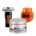 Soft99 - Protection Time Bundle 4 - Fusso Coat Light + Glaco Roll On + Glass Compound Roll On - ADVANTUSE - Autopflegeshop