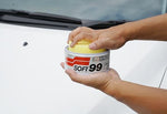 Soft99 - White Soft Wax - Autowachs zur Versiegelung für weiße Lacke - 350g - ADVANTUSE - Autopflegeshop