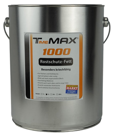 TimeMAX - 1000 Rostschutzfett für ältere Fahrzeuge - sehr kriechfähig - 5L - ADVANTUSE - Autopflegeshop