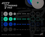 ZviZZer - Thermo Pads Set - robuste Profi-Polierschwämme im Set - 125mm - ADVANTUSE - Autopflegeshop